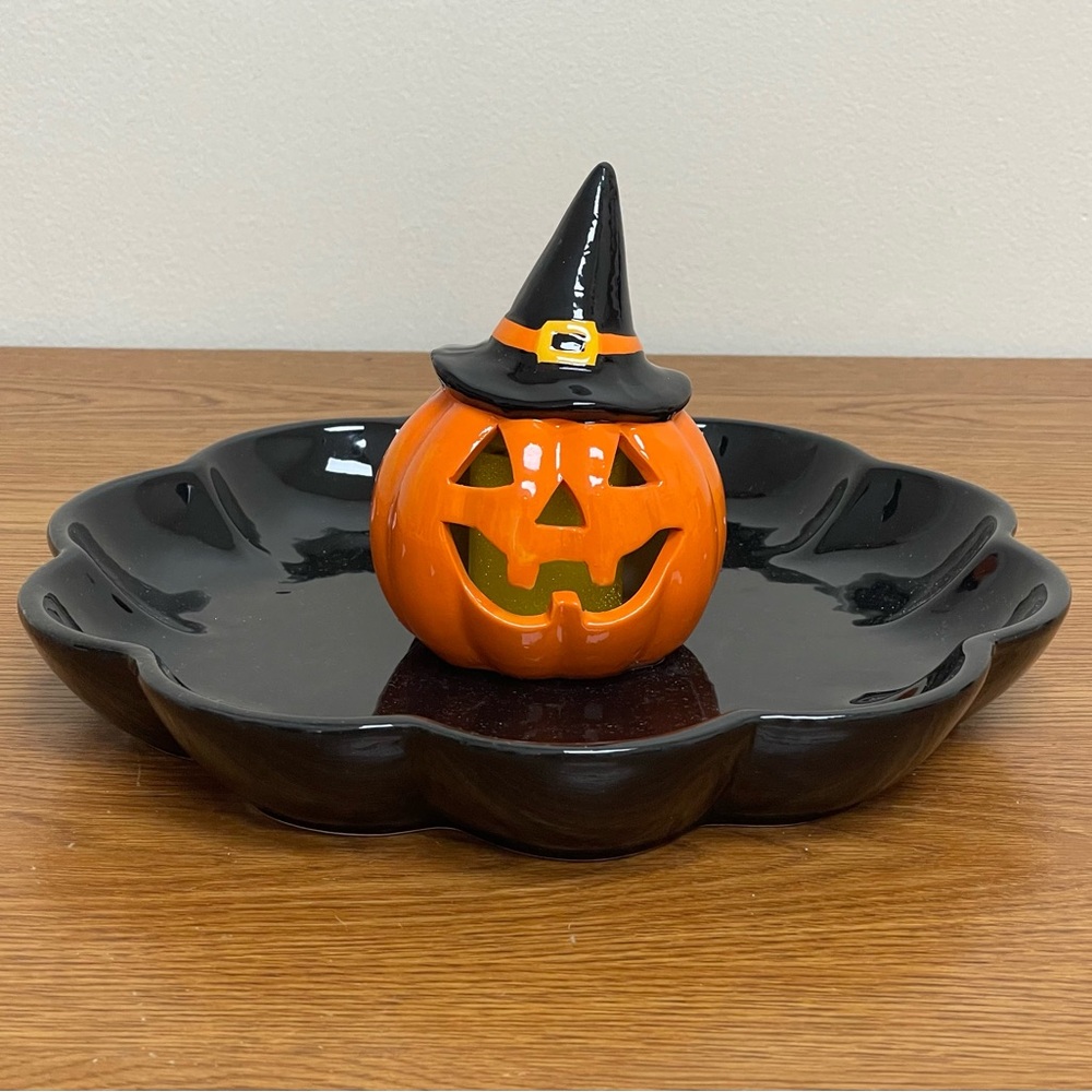 Jackolantern Halloween Serve Platter